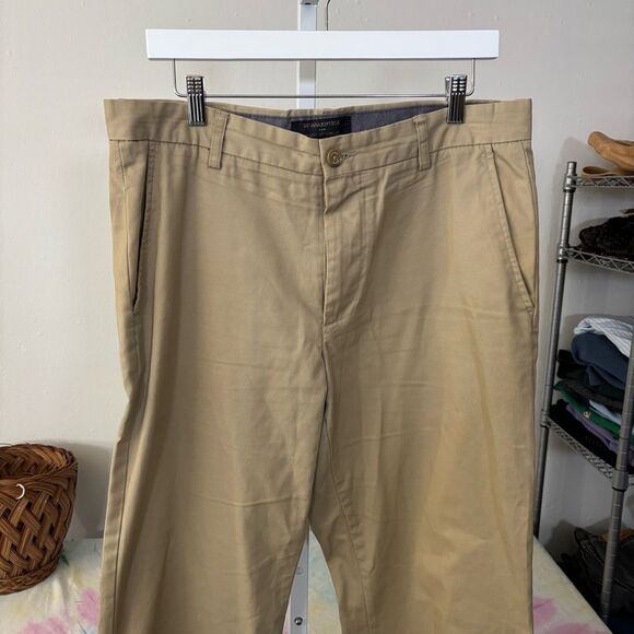 Banana Republic Khaki Chinos Classic Straight-Leg Cotton 33x30 DAWSON - Picture 4 of 11
